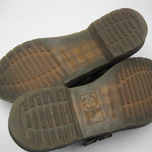 Doc Dr. Martens Women's Mary Jane Black Leather Shoes 12916 -US Size 9 - Picture 7 of 9